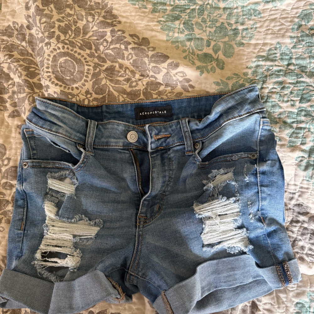 Aeropostale Blue Jean Shorts